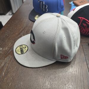 New Era 59Fifty Grey Cincinatti Reds Fitted